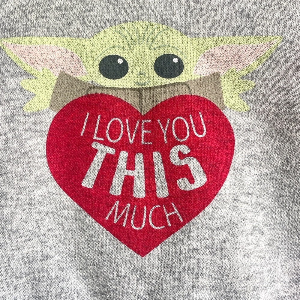 Infant 3-6mo Baby Yoda Sweatshirt and Pants Set - Picture 3 of 8